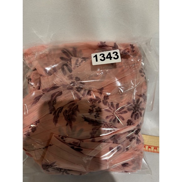 Torrid Pink plum Floral semi sheer top sz 2 iridescent boho career fairy goth - Picture 11 of 11